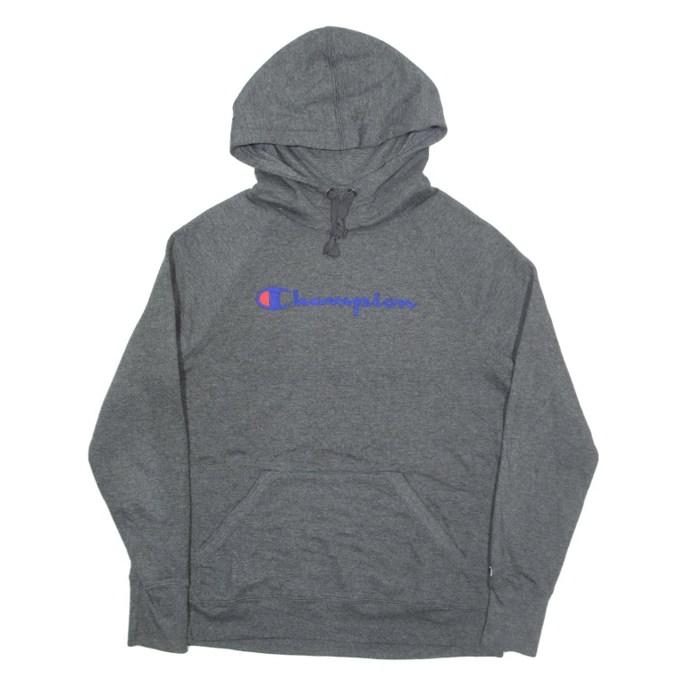 CHAMPION Mens Grey Hoodie M
