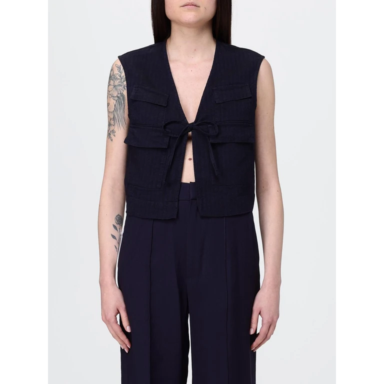 Waistcoat Woman color Navy (GLD55194146170)