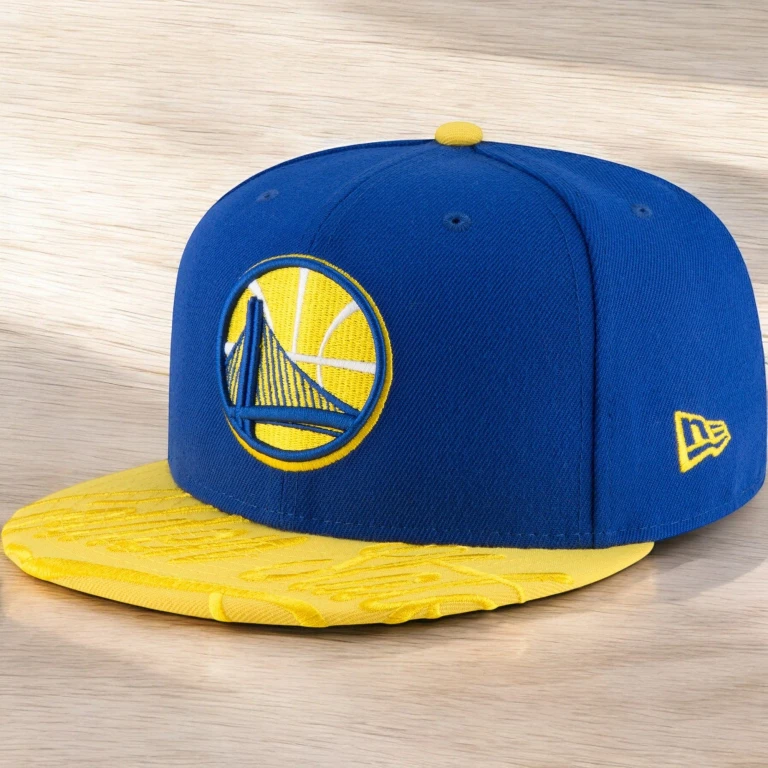 Men's NBA Golden State Warriors Visor Script 59Fifty Fitted