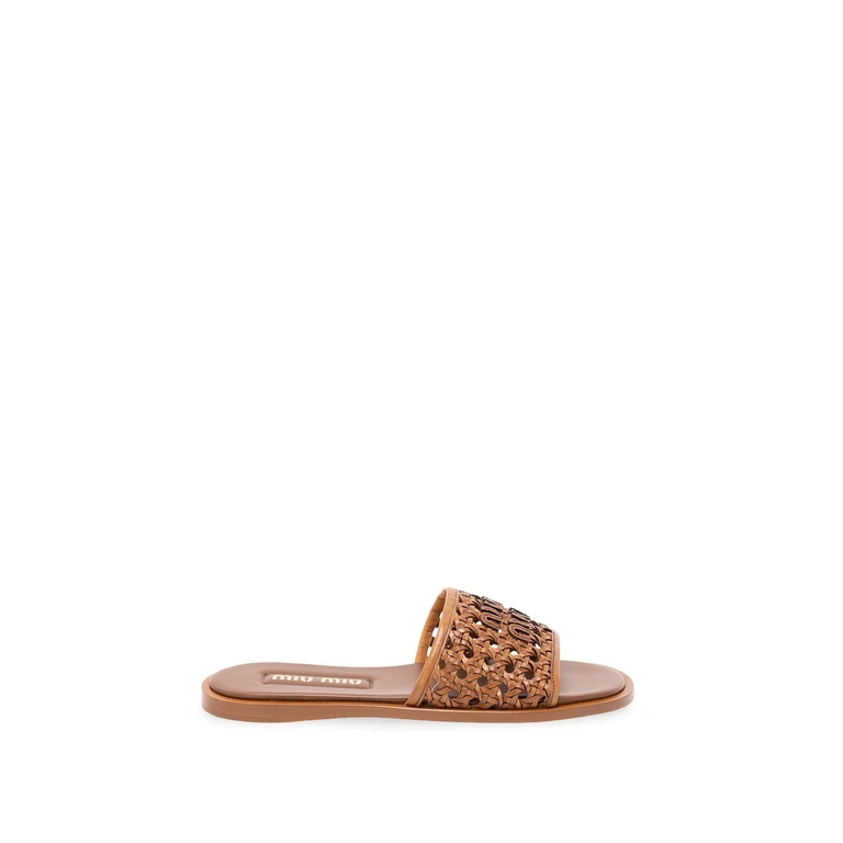 Woven Slide Sandals