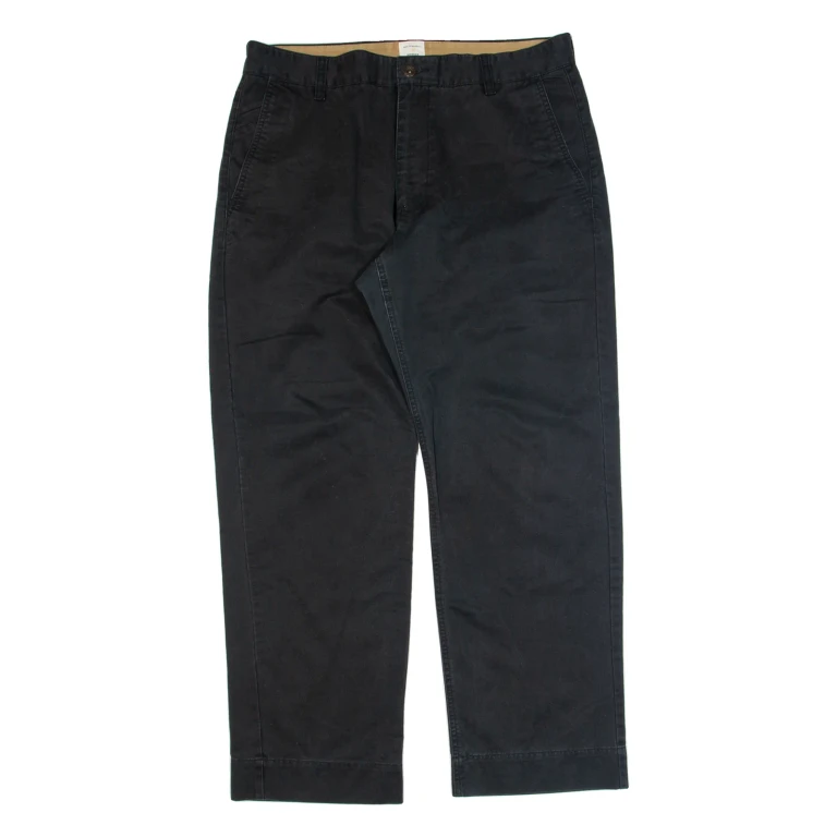 GAP Mercer Mens Trousers Black Regular Straight W35 L30