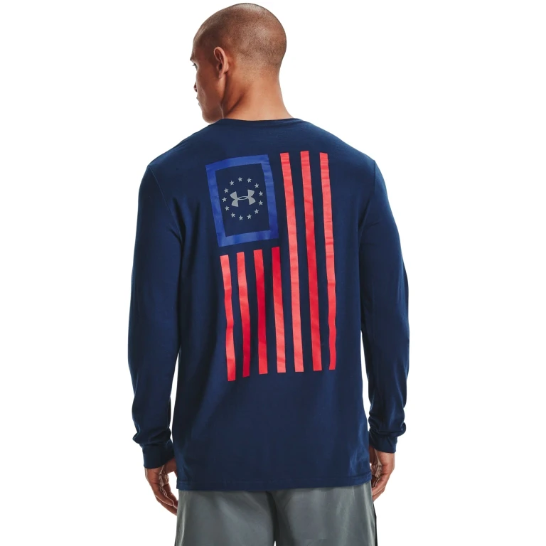 Men's Freedom New Flag Ls T