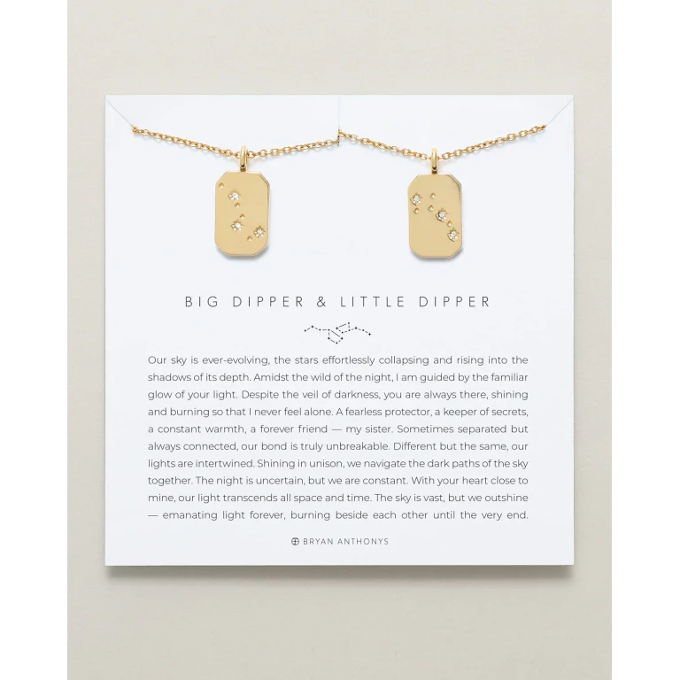 Big Dipper & Little Dipper Necklace Set