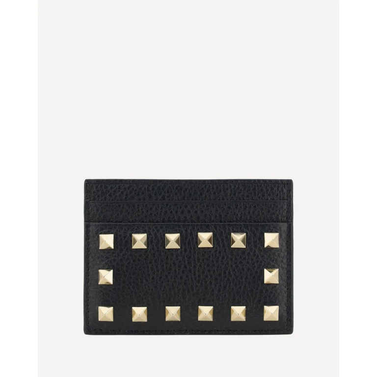 VALENTINO GARAVANI Rockstud Zip Card Holder Female UNI