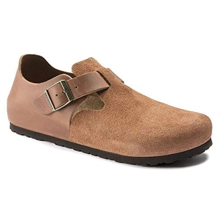 London Oiled Leather/Suede Leather Pecan