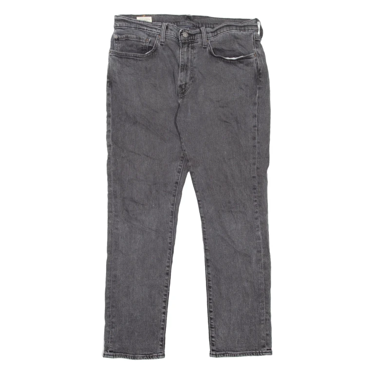 LEVI'S 511 BIG E Jeans Mens Grey Slim Straight W34 L30