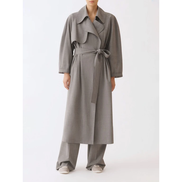 Coat Woman color Grey (CTD266F244L7638179)