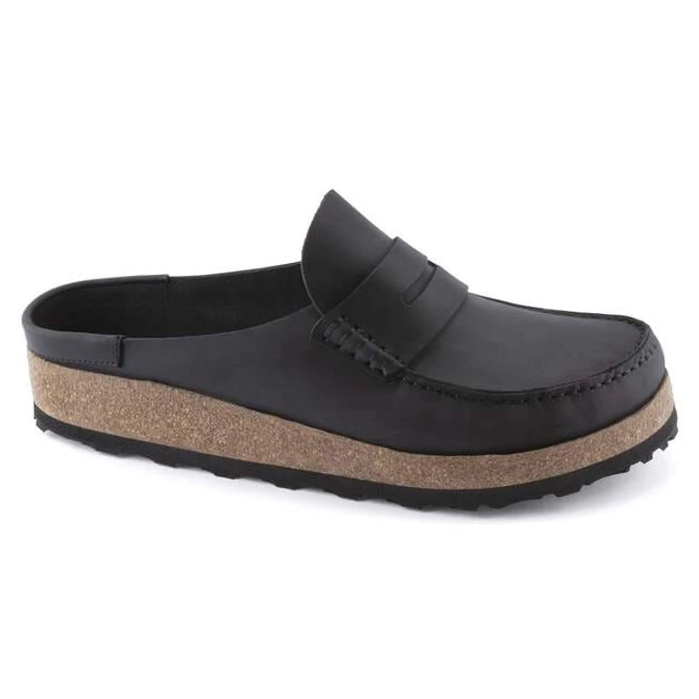 Unisex Naples Natural Leather Oiled Black