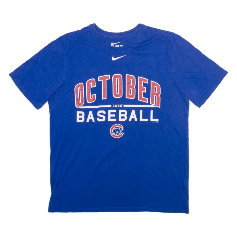 CHAMPION Mens T-Shirt Blue M
