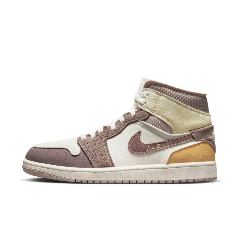 Men's Retro 1 Mid Se Craft 'Taupe Haze' Sneakers