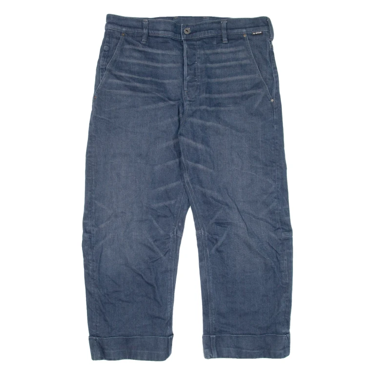 G-STAR RAW Mens Jeans Blue Loose Straight W33 L23