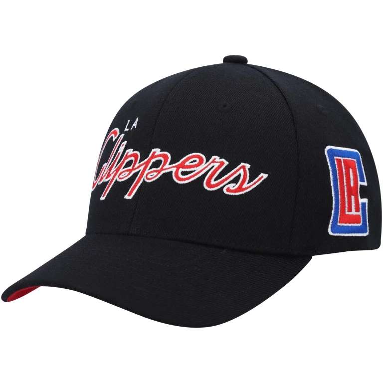 Men's NBA Team Script 2.0 Stretch Snapback Clippers Snapback Caps