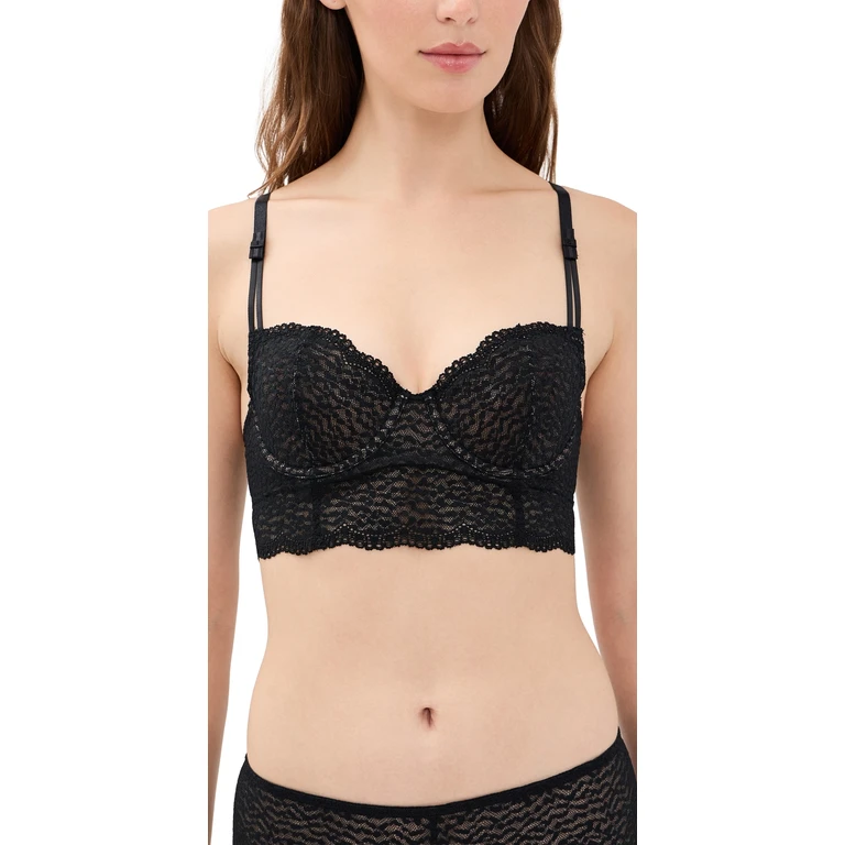 b. tempt'd by Wacoal Untamed Demi Longline Bralette Night M