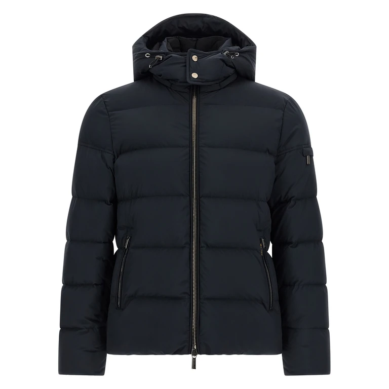 Moorer Blue Wool Bomber Clothing - Men