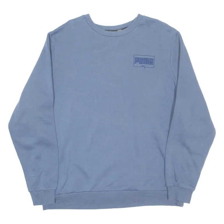 PUMA Mens Sweatshirt Blue XL