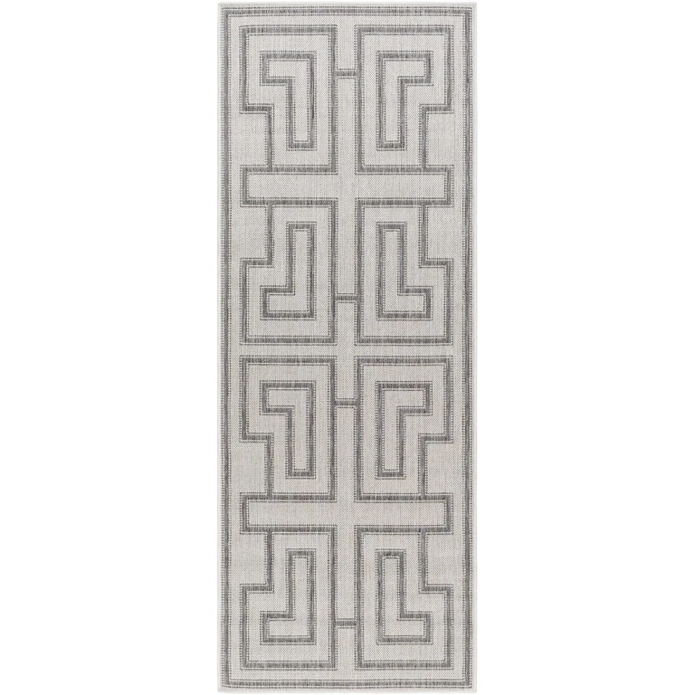 Taro Light Gray Outdoor Area Rug - Clearance