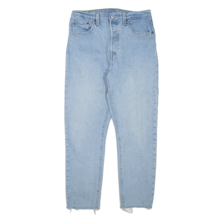 LEVI'S 501 Jeans Womens Blue Regular Straight W29 L28