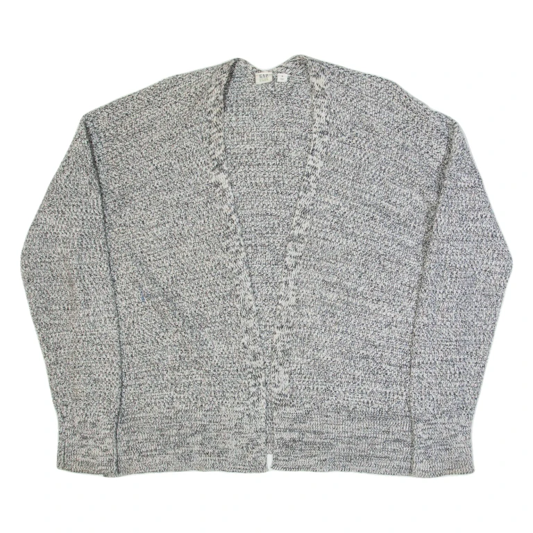 GAP Womens Cardigan Grey Tight Knit M