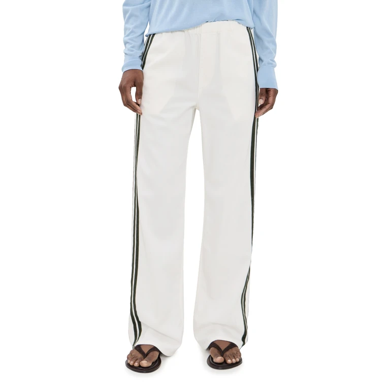 rag & bone Featherweight Logan Pull On Track Pants White Sport S