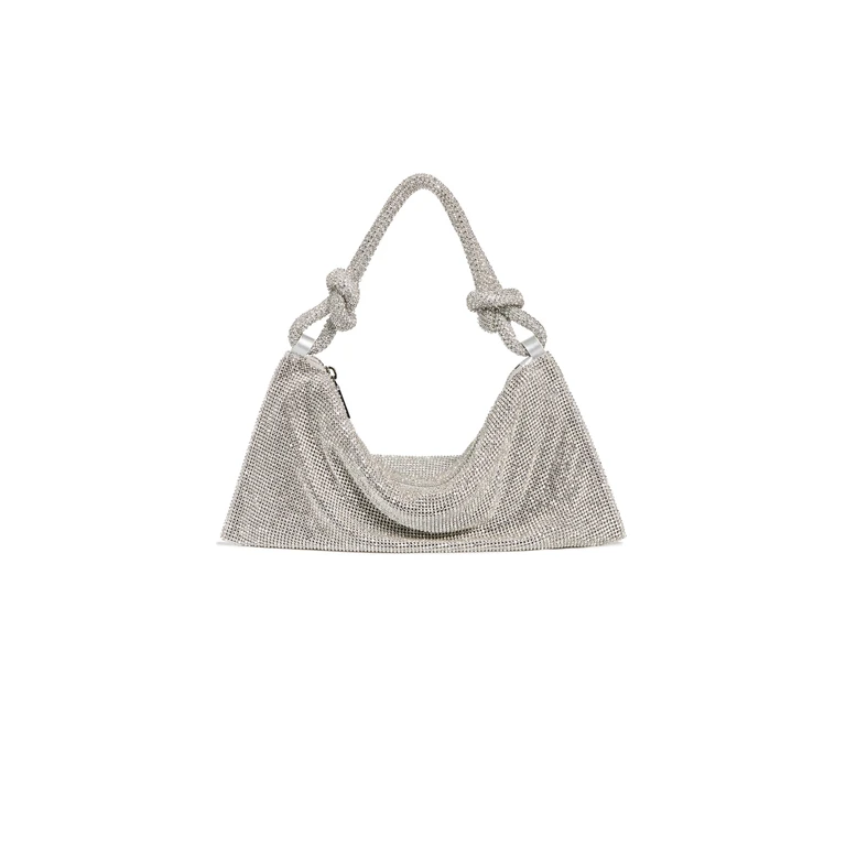 Cult Gaia Hera Nano Rhinestone Shoulder Bag