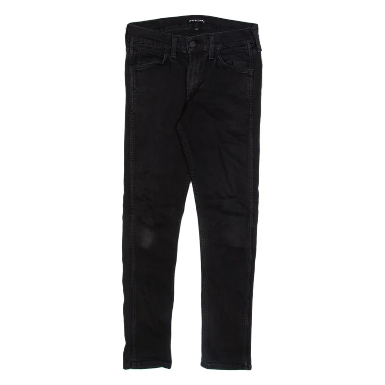 LEVI'S Line 8 Womens Jeans Black Slim Straight W30 L30