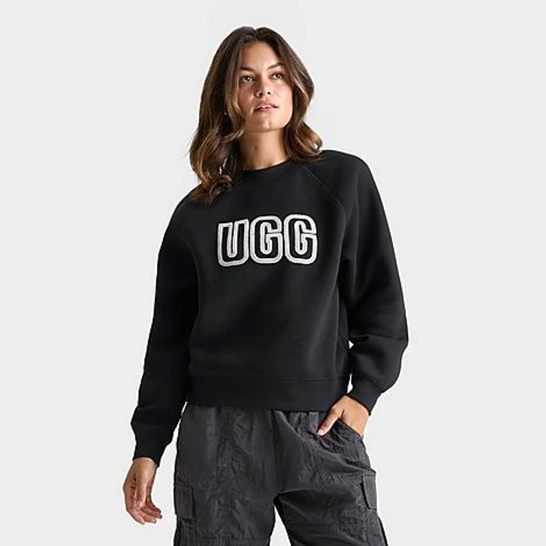 Women's Logo Crewneck Sweatshirt in Black