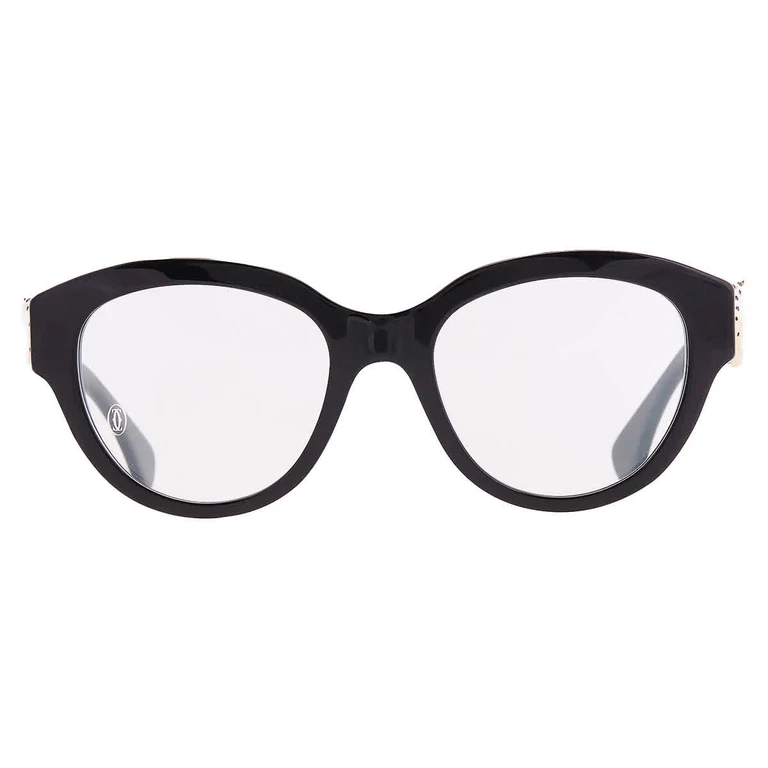 Cartier Panthere de Cartier Demo Oval Ladies Eyeglasses CT0567O 001 51