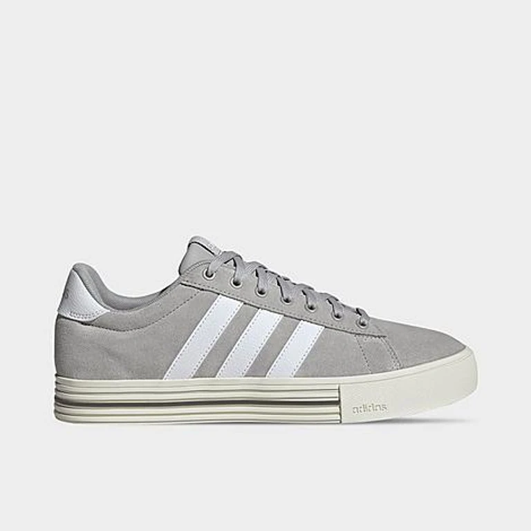 adidas Men's Daily 4.0 Casual Shoes in Grey/Cloud White/Off White Size: 7.5