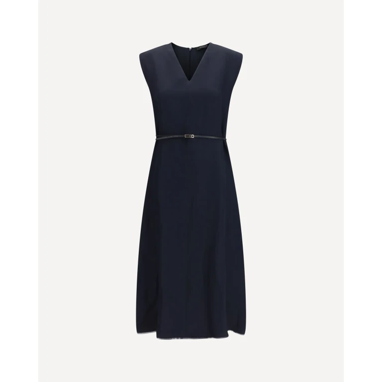 FABIANA FILIPPI V-neck belted Dress Female 46
