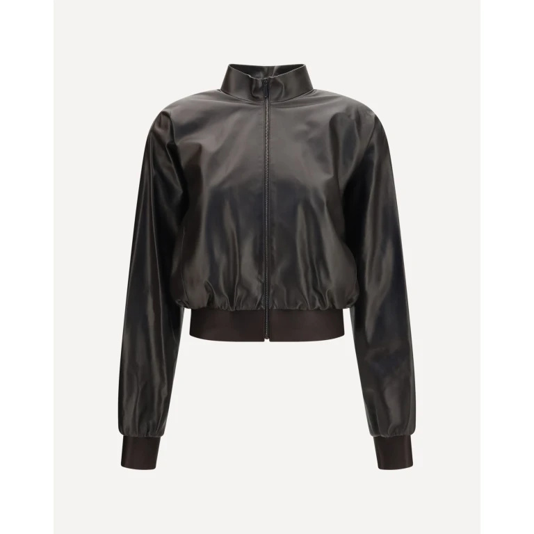 GUCCI Soft nappa Bomber Jacket Female 42