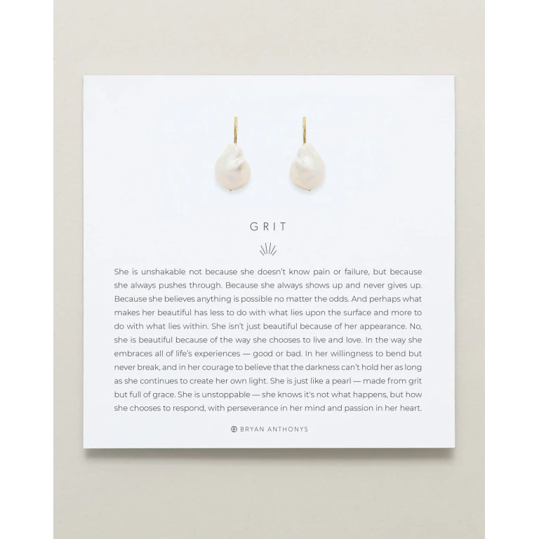 Grit Drop Earrings