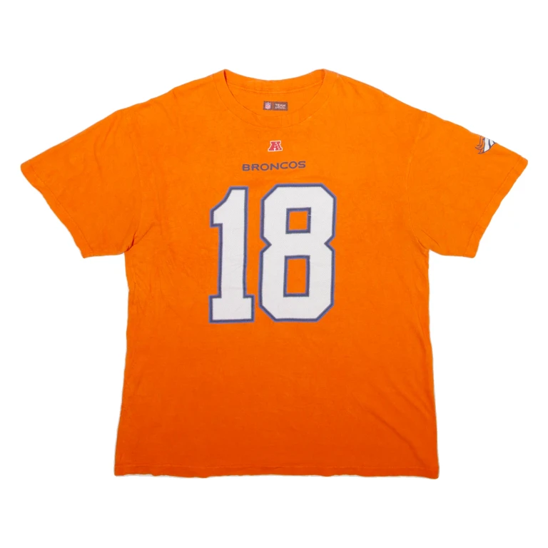 NFL Denver Broncos Mens T-Shirt Orange USA L