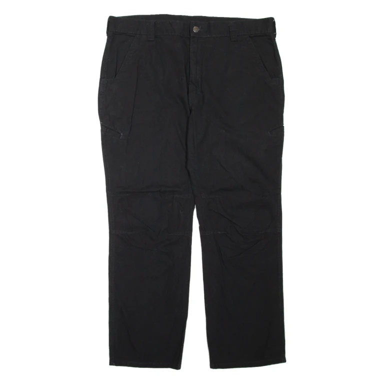DICKIES Workwear Mens Trousers Black Regular Straight W38 L30