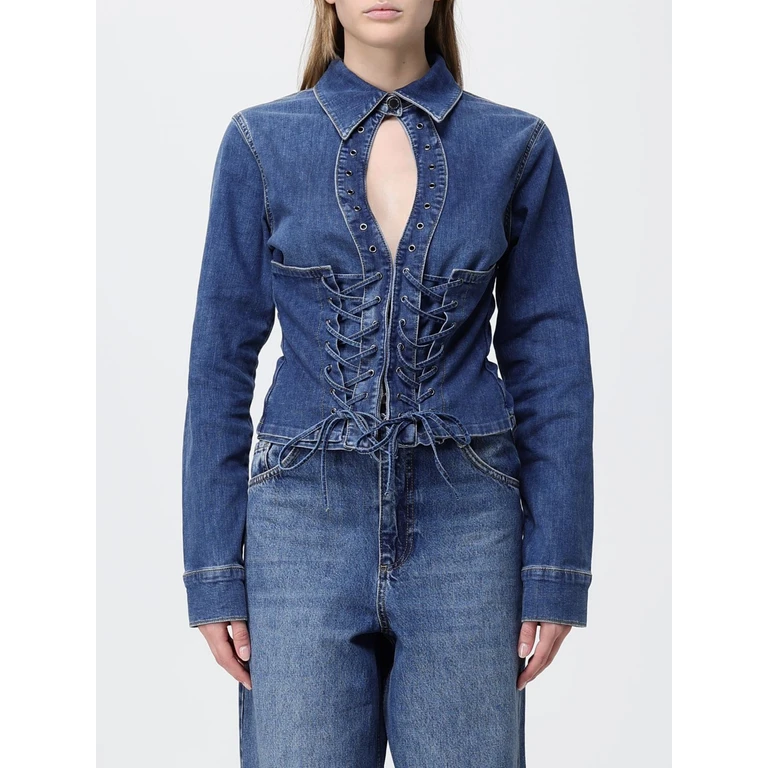 LIU JO Shirt Woman color Navy (UA6507D039979157)