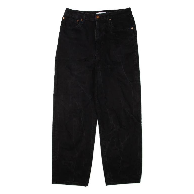 REISS Mens Jeans Black Loose Straight W30 L27