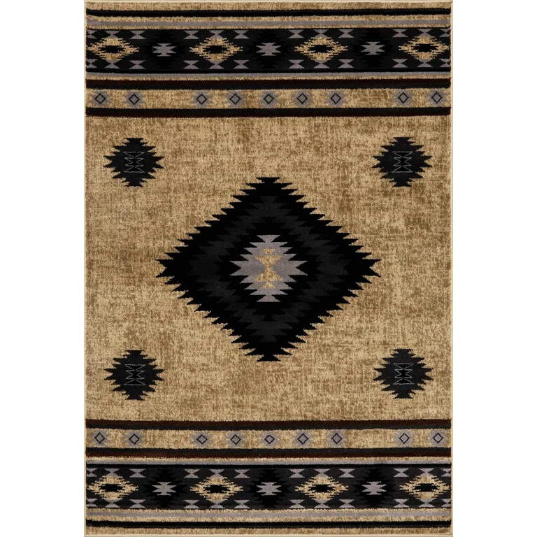 Buckhaven Brown Aztec Carpet