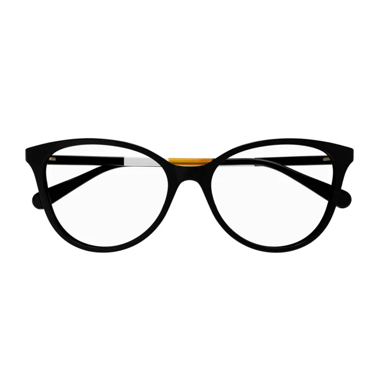 Gucci Gg1359o Linea Emblem Black Acetato Riciclato Eyeglasses - Women