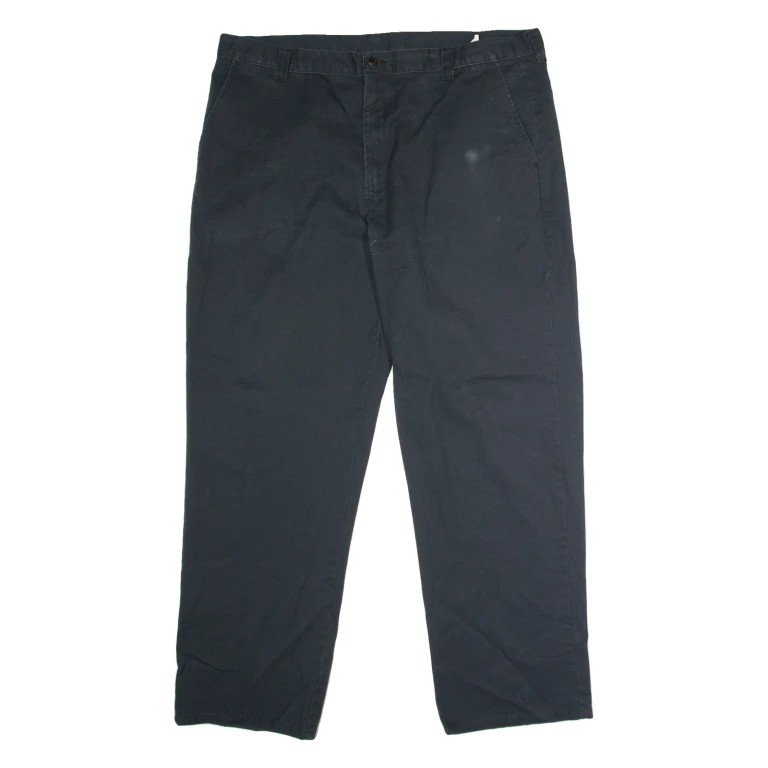 DICKIES Workwear Mens Trousers Black Regular Straight W40 L32