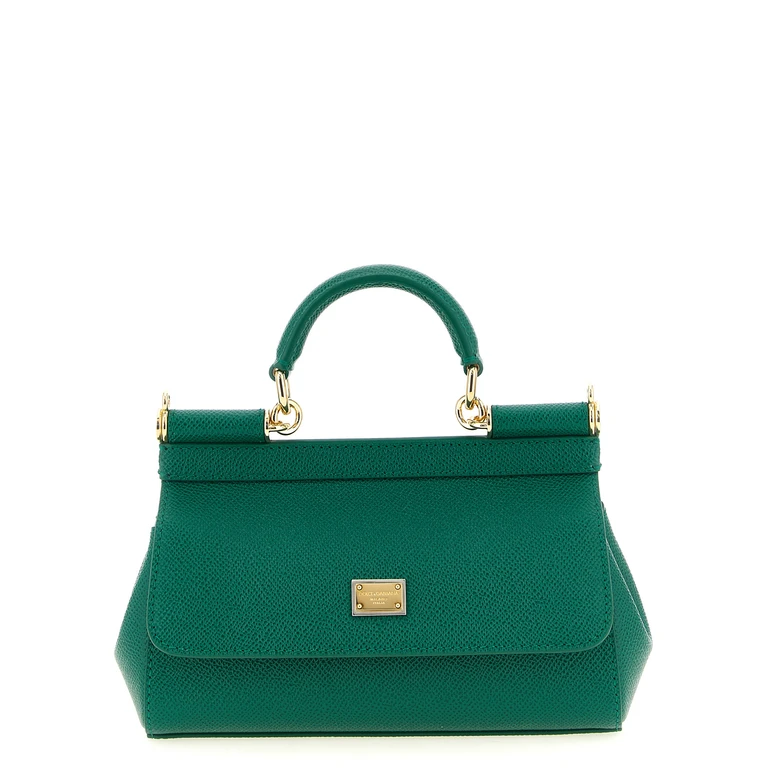 Dolce & Gabbana Bicolor Calfskin Handbag Bag - Women