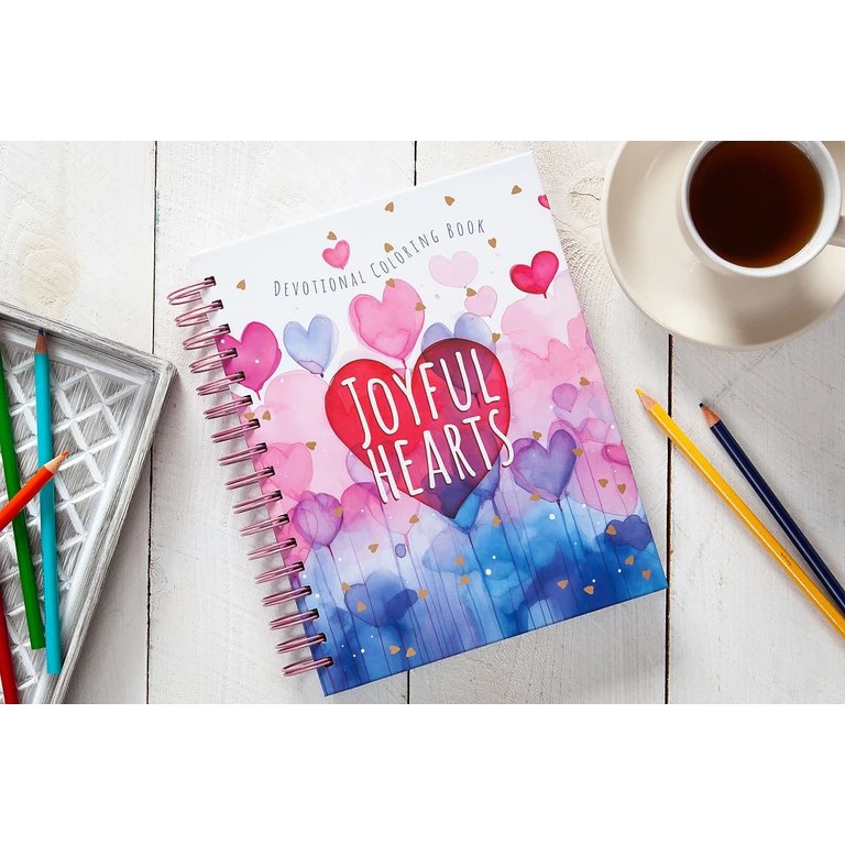 Joyful Hearts (Devotional Coloring Book)