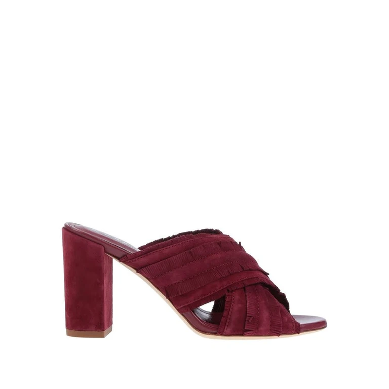 Tod's Fringed Heel Mules (XXW43B0CL40HR0R821)