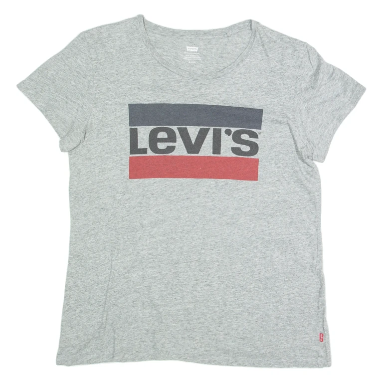 LEVI'S Mens T-Shirt Grey S (VV1-271124-6055)