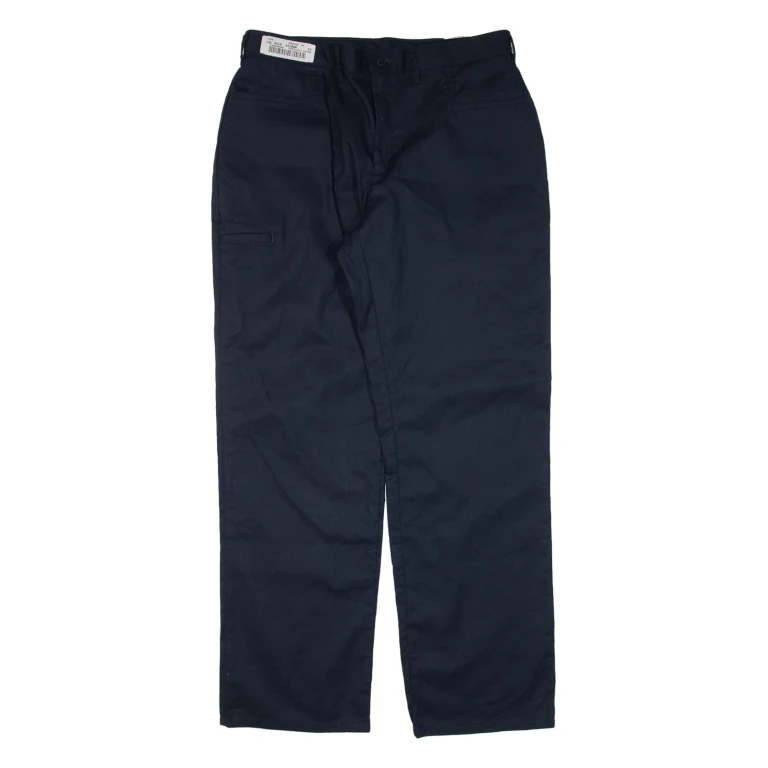 DICKIES Workwear Womens Trousers Blue Regular Straight W33 L30
