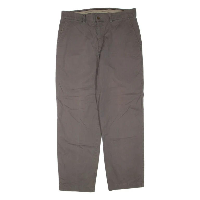 LYLE & SCOTT Mens Trousers Grey Regular Straight W34 L30
