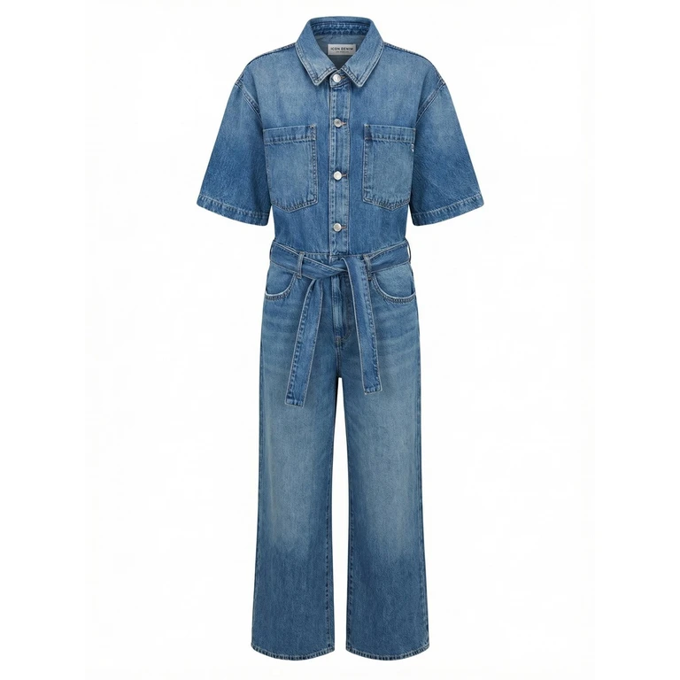 Icon Denim Duna Wide Leg Jumpsuit