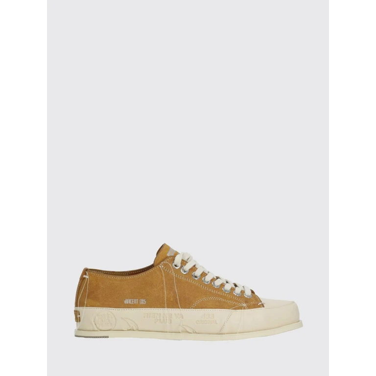 Vince Calf Leather Low-Top Sneakers with Rubber Toe (VINCE015OCRA)