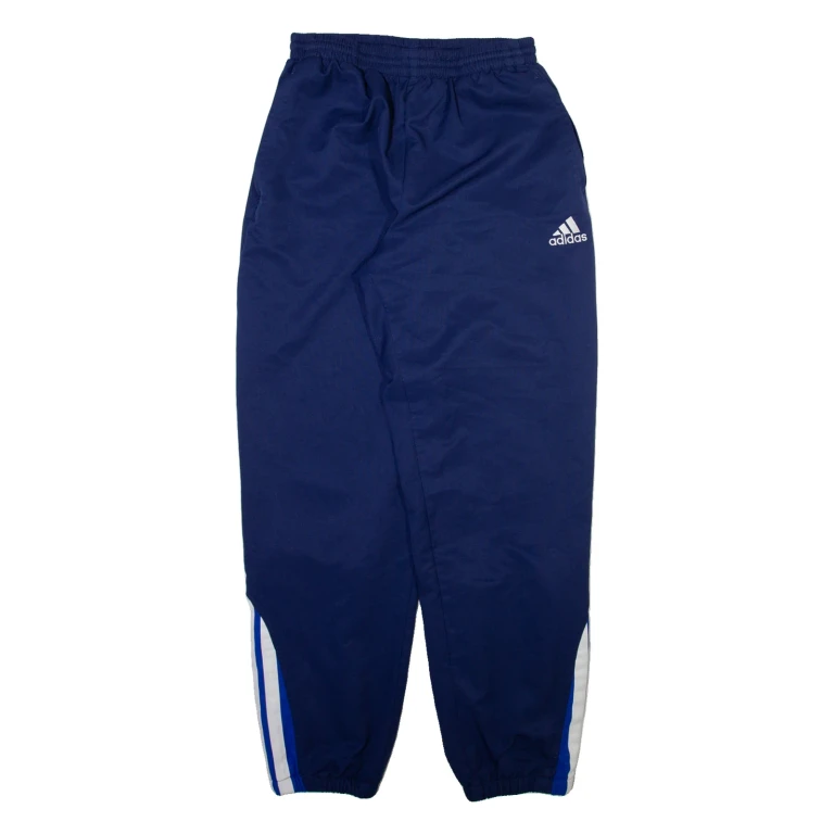ADIDAS Mens Track Pants Blue Tapered M W28 L31