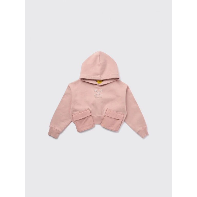OFF-WHITE KIDS Sweater Kids color Pink (OGBB00BF25FLE0013B07)