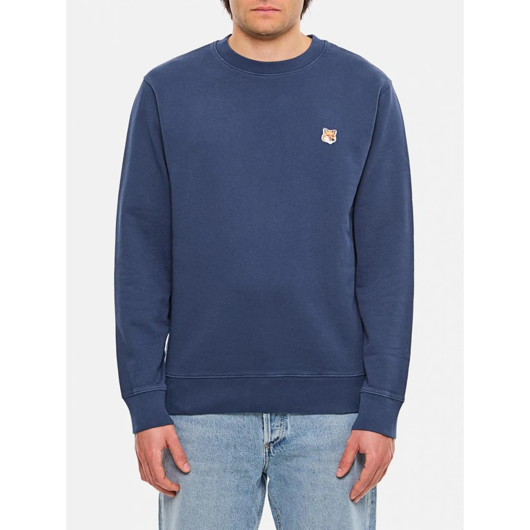 MAISON KITSUNÉ Sweatshirt Men color Blue (LM00301KM0001P476)