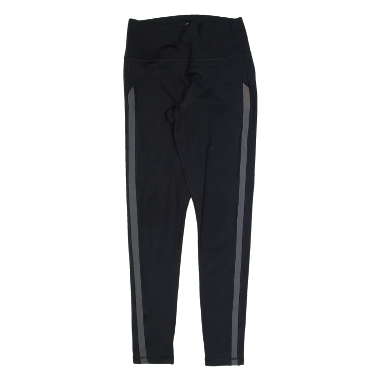 ADIDAS Womens Leggings Black Skinny S W24 L28